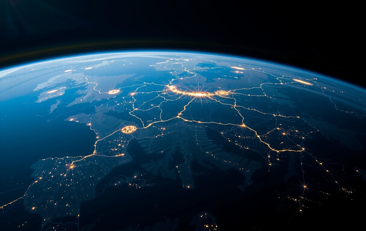 Орбитален изглед на Земята