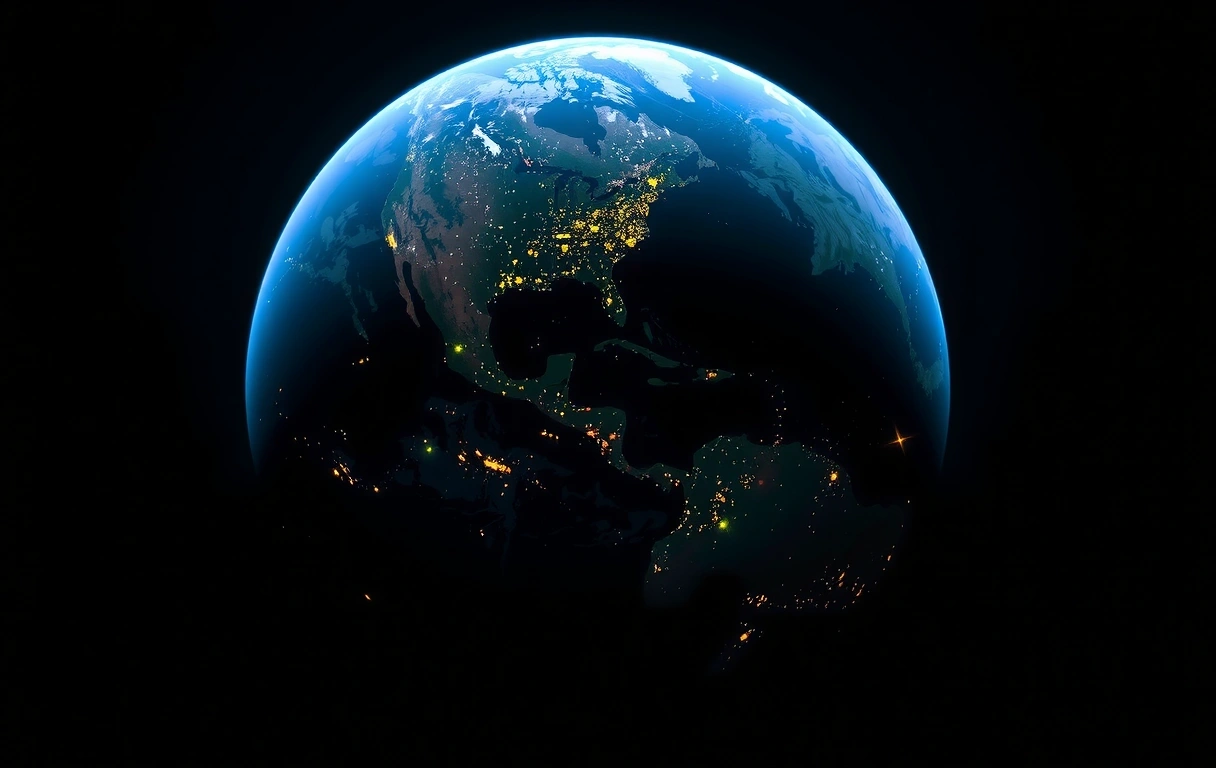 Orbital view of Earth